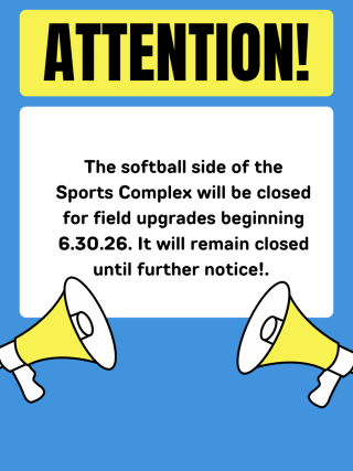 softball field closed