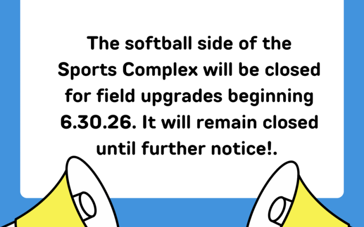 softball field closed