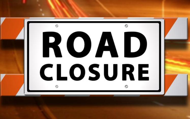 Road closed